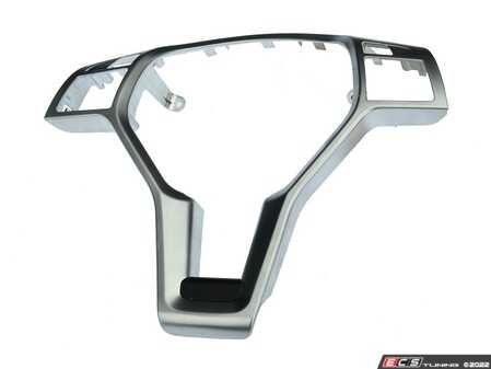 ES#4643175 - 09946400139107 - Steering Wheel Trim - Silver - For Vehicles With Round Sport Steering Wheel Silver - URO - Mercedes Benz