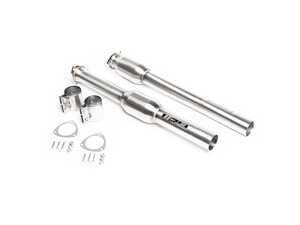 ES#4643181 - CTS-EXH-DP-0027- - CTS TURBO PERFORMANCE CATTED MID-PIPES FOR 8V/8Y AUDI RS3 AND 8S AUDI TTRS - These pipes replace the restrictive secondary catalytic converters with high-flow cats, allowing the 2.5T engine to breathe easier.  While not offering major performance gains, the exhaust note will be drastically improved. - CTS - Audi