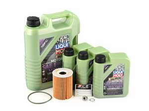 ES#4643092 - 948107222001KT6 - Liqui Moly Molygen Oil Service Kit (5w-40) - Includes Hengst filter and Liqui Moly Molygen New Generation A40 Spec oil - Assembled By ECS - Porsche