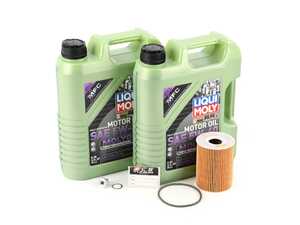 ES#4643059 - 948107222001KT - Liqui Moly Molygen Oil Service Kit (5w-40) - Includes Hengst filter and Liqui Moly Molygen New Generation A40 Spec oil - Assembled By ECS - Porsche