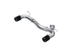 ES#4643229 - mbrpS45003CF - MBRP 17-21 BMW M240I 3.0L 3in Axle Back Dual Rear Exit W/ T304 SS Carbon Fiber Tips (Street Version) - Axleback system that allows for 25% more airflow. - MBRP - BMW
