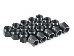 ES#4505693 - 034-604-1005-20 - Cone Seat Wheel Nuts - Set Of 20 - Made from high tensile heat treated Grade 10.9 Chromoly Steel and coated in Black Zinc. M14x1.5 - 034Motorsport - Audi Volkswagen