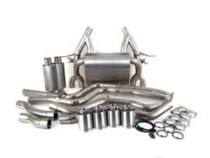ES#4643319 - 025181tms07KT - F80 F82 M3/M4 Titanium Performance TURBOBACK Exhaust - Valved - (NO LONGER AVAILABLE) - Full uber light weight Gr2 Titanium exhaust for a massive weight reduction of 49lbs. Paired with Turner High-Flow downpipes for maximum performance! - Turner Motorsport - 