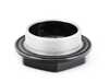 ES#3638648 - 32170-26-AB - Billet Hex Nut - Gloss Black - Priced Each  - Newly designed one-piece billet hex nut keeps your AeroDisc on your wheel and out of gutter. - Rotiform - Audi BMW Volkswagen Mercedes Benz MINI Porsche