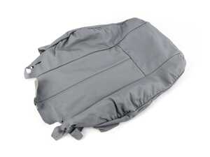 ES#143277 - 52108253863 - Leather Backrest Cover - Gray  - Genuine BMW - BMW