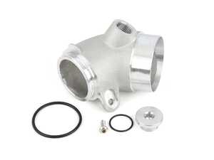 ES#4588997 - 016879la01KT - MK8 GTI / 8Y A3 Cast Aluminum Big Bore Turbo Inlet Pipe - Reduce restriction at your turbo while adding durability with this easy bolt on modification. - ECS - Audi Volkswagen
