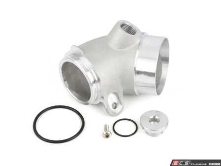 ES#4588997 - 016879la01KT - MK8 GTI / 8Y A3 Cast Aluminum Big Bore Turbo Inlet Pipe - Reduce restriction at your turbo while adding durability with this easy bolt on modification. - ECS - Audi Volkswagen