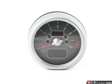 ES#170813 - 62109112782 - GP Revolution Counter Silver - Steering Column - Mounts to the top of the steering column and displays revs - Genuine MINI - MINI