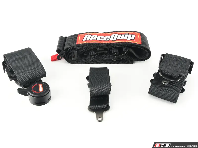 RaceQuip 741011 SFI Camlock 5-Point Sportsman Harness - 3" Webbing, Pull-Down Lap Belts