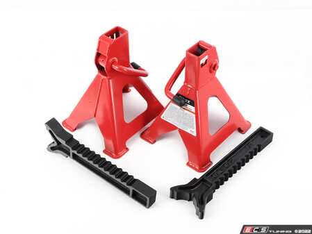 ES#4362046 - 1003C - 3-Ton Jack Stands - Pair - Use these large base ratcheting jack stands for a very stable base - Sunex - Audi BMW Volkswagen Mercedes Benz MINI Porsche