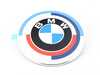 ES#4563903 - 51148087191 - BMW 50th Anniversary M Heritage Edition Roundel - Hood - Celebrate BMW with this beautiful 50th M Heritage hood roundel. Dont wait, they may not be around forever! - Genuine BMW - BMW