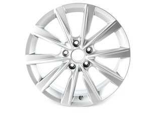 ES#2606683 - 5N0601025AJ8Z8 - 17" Philadelphia Wheel - Priced Each - 17x7 ET43 5x112 alloy wheels in diamond silver - Genuine Volkswagen Audi - Volkswagen
