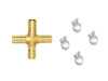 ES#4656841 - 17127518613KT - Distribution Piece - Brass With Clamps  - Located near the double coolant pipes, upgrade kit - Bremmen Parts - MINI