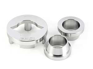 ES#4615420 - 034-505-2031 - Billet Aluminum Rear Differential Mount Insert Kit - Limits movement of factory rear diff mounts, increasing drivetrain rigidity and response! - 034Motorsport - Audi