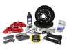ES#4657819 - BBK023RED-1 - Apollo Front Big Brake Kit - Racing Red (330mm) - Featuring 4-piston front calipers, fully floating two-piece rotors, Yellowstuff pads, braided lines and required fluid and hardware - EBC - Audi Volkswagen