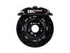 ES#4657816 - BBK023BLK-1 - Apollo Front Big Brake Kit - Stealth Black (330mm) - Featuring 4-piston front calipers, fully floating two-piece rotors, Yellowstuff pads, braided lines and required fluid and hardware - EBC - Audi Volkswagen