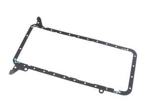 ES#3478247 - 11137500260 - E53 X5 Oil Pan Gasket - Steel - Replace your leaking oil pan gasket to prevent oil loss and driveway stains. - Elring - BMW