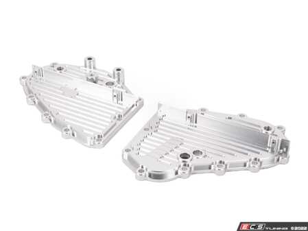 ES#4658226 - M28-SILVER - Timing Chain Covers - Silver - Billet aluminum timing chain covers designed to last a lifetime of leak free miles - Rennline - Porsche