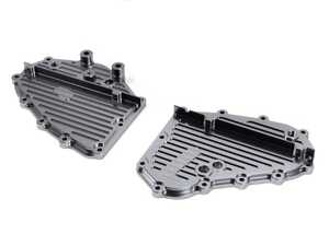 ES#4658227 - M28-GREY - Timing Chain Covers - Grey - Billet aluminum timing chain covers designed to last a lifetime of leak free miles - Rennline - Porsche