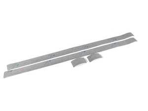 ES#2641989 - 51142336753 - Roof Container For MINI - Racing Stripe Decals Black  - Large roof travel container decals - Genuine MINI - MINI