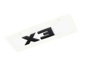 ES#4216939 - 51142472831 - "X3" Black Painted Lettering - Genuine BMW - BMW