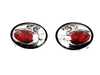 ES#3021523 - LTBEE98APC - European chrome tail light - set - change the look of the back of your bug with these chrome housing tail lights! - Spec-D Tuning - Volkswagen