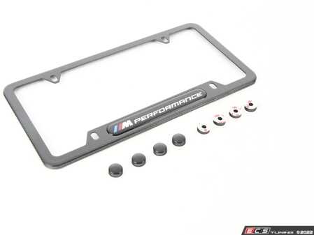 ES#4405429 - 82125A1C497 - M PERFORMANCE PLATE FRAME - - Genuine BMW - BMW