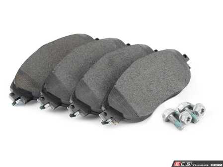 ES#4486105 - 3Q0698151 - Premium Low-Met OE Equivalent Pad - Front - Quality brake pads from an original equipment supplier - Brembo - Audi Volkswagen