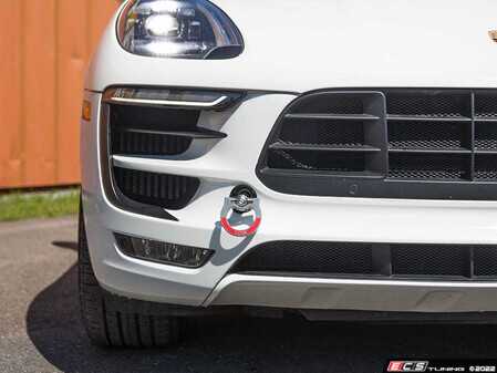 ES#4658284 - E1005.20002 - Radiator Protection Grille Screens - Black - Black screens to protect your Macan radiator - Made for a perfect fit and easy installation - Rennline - Porsche