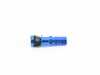ES#3170874 - 4PCVSW/CAPBLU - Aluminum Valve Stems With Hex Caps - Blue - Lightweight anodized valve stems with hex caps - Sickspeed - BMW Volkswagen
