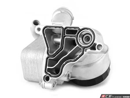 ES#4609313 - 11428637812 - Oil Filter Housing - Includes the oil filer housing, cap, and oil cooler - Bremmen Parts - BMW
