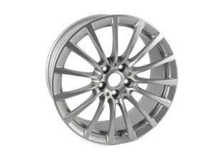 ES#3185095 - 36116861224 - BMW Style 619 Light Alloy Wheel - 18x8" ET30 - Priced Each - Replacement Genuine BMW alloy wheel painted in a Reflex Silver finish - Genuine BMW - BMW