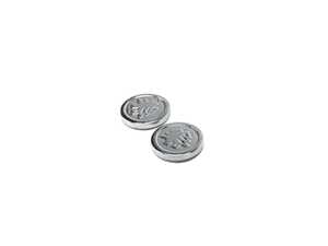 ES#4659068 - IBFI2001G - BFI Shift Paddle Logo Coin Set - Chrome - Replacement decorative coins for BFI billet shift paddles - Sold as a pair - Black Forest Industries - Audi Volkswagen