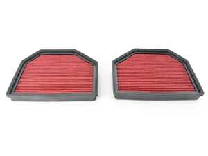 ES#4461025 - 012054LA32-DRY - ECS Exact-Fit High Flow Air Filter Pair - Dry - High flow filter replacement to get your engine breathing better than new! - ECS - BMW