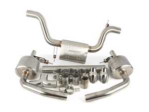 ES#4490491 - CBK0040 - APR MK7 GLI Cat-Back Exhaust System - Resonated - Hand-crafted T304 stainless-steel construction. Includes front muffler for quieter operation. - APR - Volkswagen