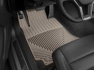 ES#2838914 - W287TN - Front All-Weather Floor Mats - Tan 2008 - 2013 Mercedes-Benz C-Class (W204) - Laser measured for perfect fitment and ultimate protection against moisture and debris - WeatherTech - Mercedes Benz