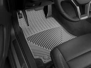 ES#2838913 - W287GR - Front All-Weather Floor Mats - Grey 2008 - 2013 Mercedes-Benz C-Class (W204) - Laser measured for perfect fitment and ultimate protection against moisture and debris - WeatherTech - Mercedes Benz