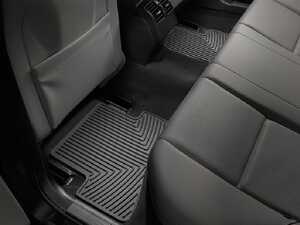 ES#2193970 - W90 - Rear All-Weather Floor Mats - Black 2008 - 2013 Mercedes-Benz C-Class (W204) - Laser measured for perfect fitment and ultimate protection against moisture and debris - WeatherTech - Mercedes Benz
