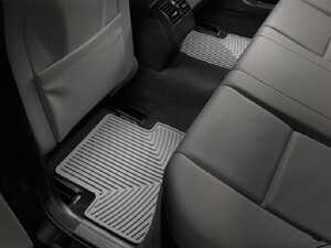 ES#2193971 - W90GR - Rear All-Weather Floor Mats - Grey 2008 - 2013 Mercedes-Benz C-Class (W204) - Laser measured for perfect fitment and ultimate protection against moisture and debris - WeatherTech - Mercedes Benz