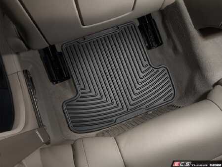 ES#2193907 - W166 - Rear All-Weather Floor Mats - Black - All-weather protection to endure the harshest conditions - WeatherTech - Mercedes Benz
