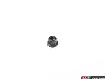 ES#4656969 - 97071A102 - Medium-Strength Steel Nylon-Insert Flange Locknut - Class 8, Black Corrosion-Resistant, M6 x 1 mm Thread - Bremmen Parts - 