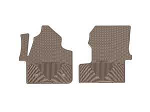 ES#4039206 - W481TN - Front All-Weather Floor Mats - Tan 2007 - 2018 Mercedes-Benz Sprinter - Laser measured for perfect fitment and ultimate protection against moisture and debris - WeatherTech - Mercedes Benz