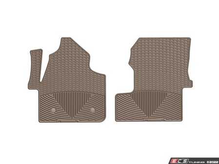 ES#4039206 - W481TN - Front All-Weather Floor Mats - Tan 2007 - 2018 Mercedes-Benz Sprinter - Laser measured for perfect fitment and ultimate protection against moisture and debris - WeatherTech - Mercedes Benz