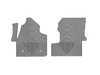 ES#4039205 - W481GR - Front All-Weather Floor Mats - Grey 2007 - 2018 Mercedes-Benz Sprinter - Laser measured for perfect fitment and ultimate protection against moisture and debris - WeatherTech - Mercedes Benz