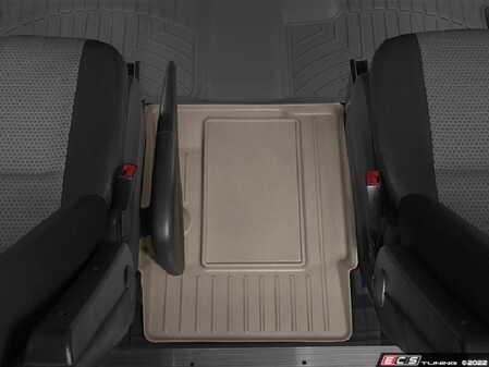 ES#2905797 - 452492 - Rear Center Aisle Floor Liner - Tan 2007-18 Mercedes-Benz Sprinter - Laser measured for perfect fitment and ultimate protection against moisture and debris - WeatherTech - Mercedes Benz