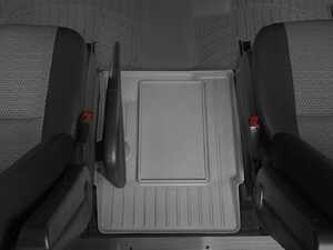 ES#2906563 - 462492 - Rear Center Aisle Floor Liner - Grey 2007-18 Mercedes-Benz Sprinter - Laser measured for perfect fitment and ultimate protection against moisture and debris - WeatherTech - Mercedes Benz