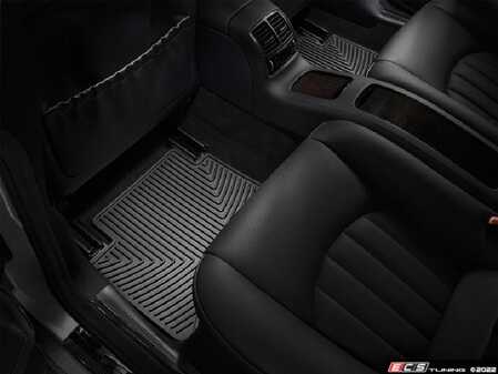 ES#2193799 - W105 - Rear All-Weather Floor Mats - Black  - All-weather protection to endure the harshest conditions - WeatherTech - Mercedes Benz