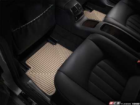 ES#2193801 - W105TN - Rear All-Weather Floor Mats - Tan  - All-weather protection to endure the harshest conditions - WeatherTech - Mercedes Benz
