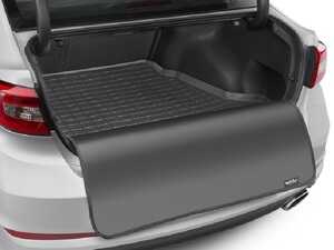 ES#4659620 - 40946SK - Rear Cargo Liner With Bumper Protector - Black - The best protection for your trunk and rear bumper in any situation - WeatherTech - Mercedes Benz