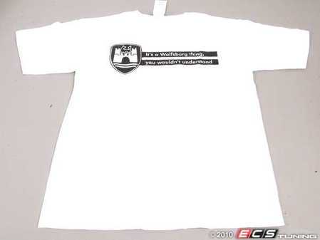 ES#2202472 - 13697M - Its A Wolfsburg Thing T-Shirt - Medium (NO LONGER AVAILABLE) - Get this new Volkswagen shirt and show off your love for this great company - DriverGear - 